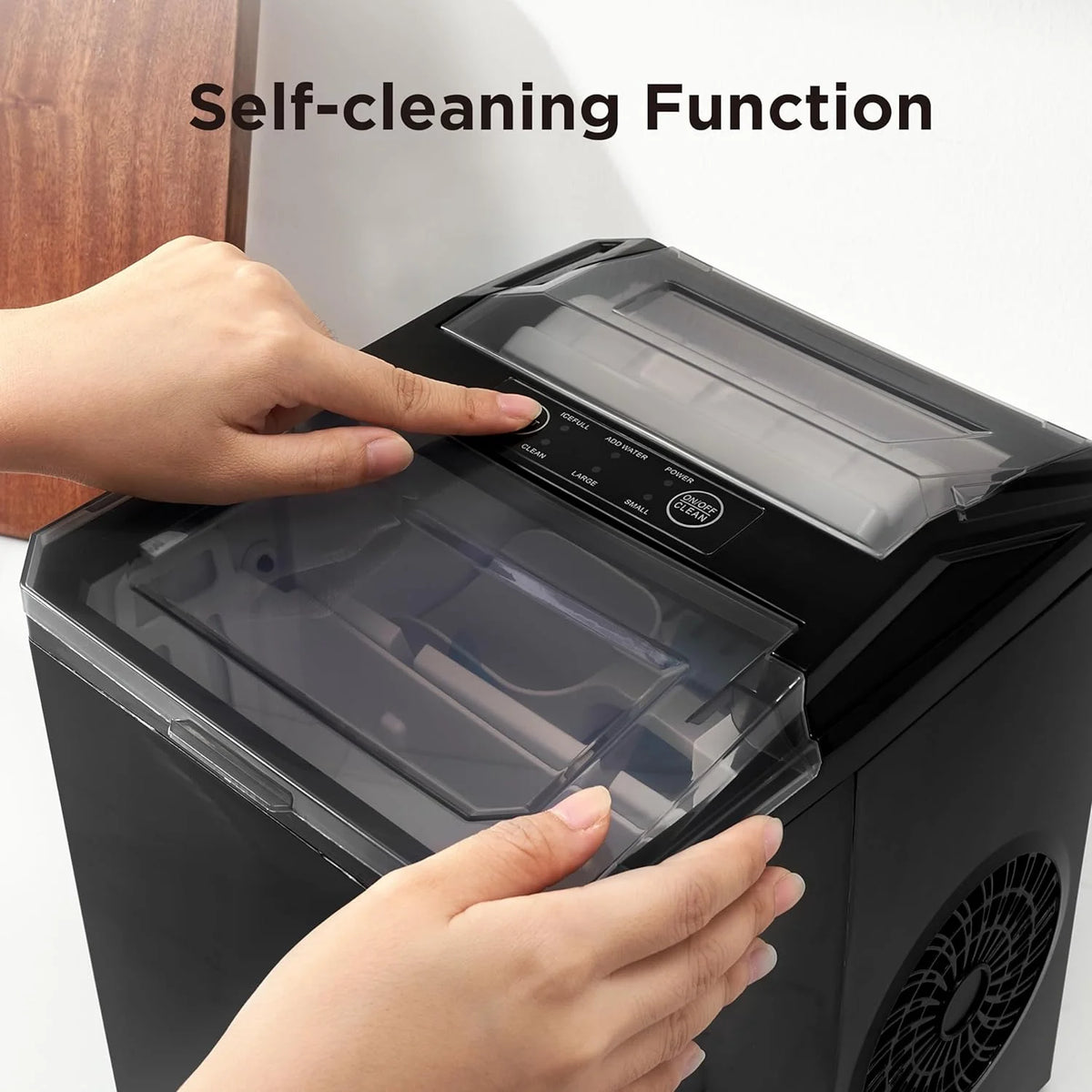 Portable Countertop Ice Maker 26lbs/24hrs Black U418477