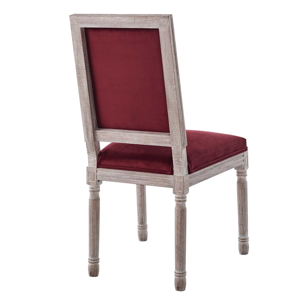 Vintage Velvet Dining Side Chair O940095