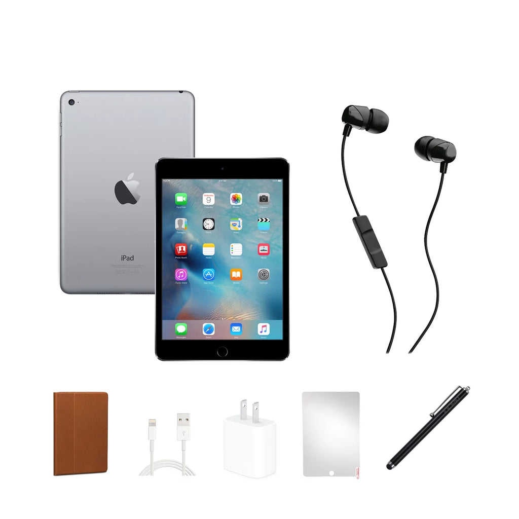 Restored Apple iPad Mini 2 16GB Black Bundle J5864