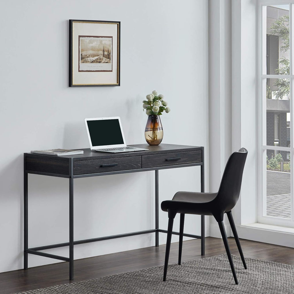 Brown Mahogany Writing Desk with 2 Drawers K89638