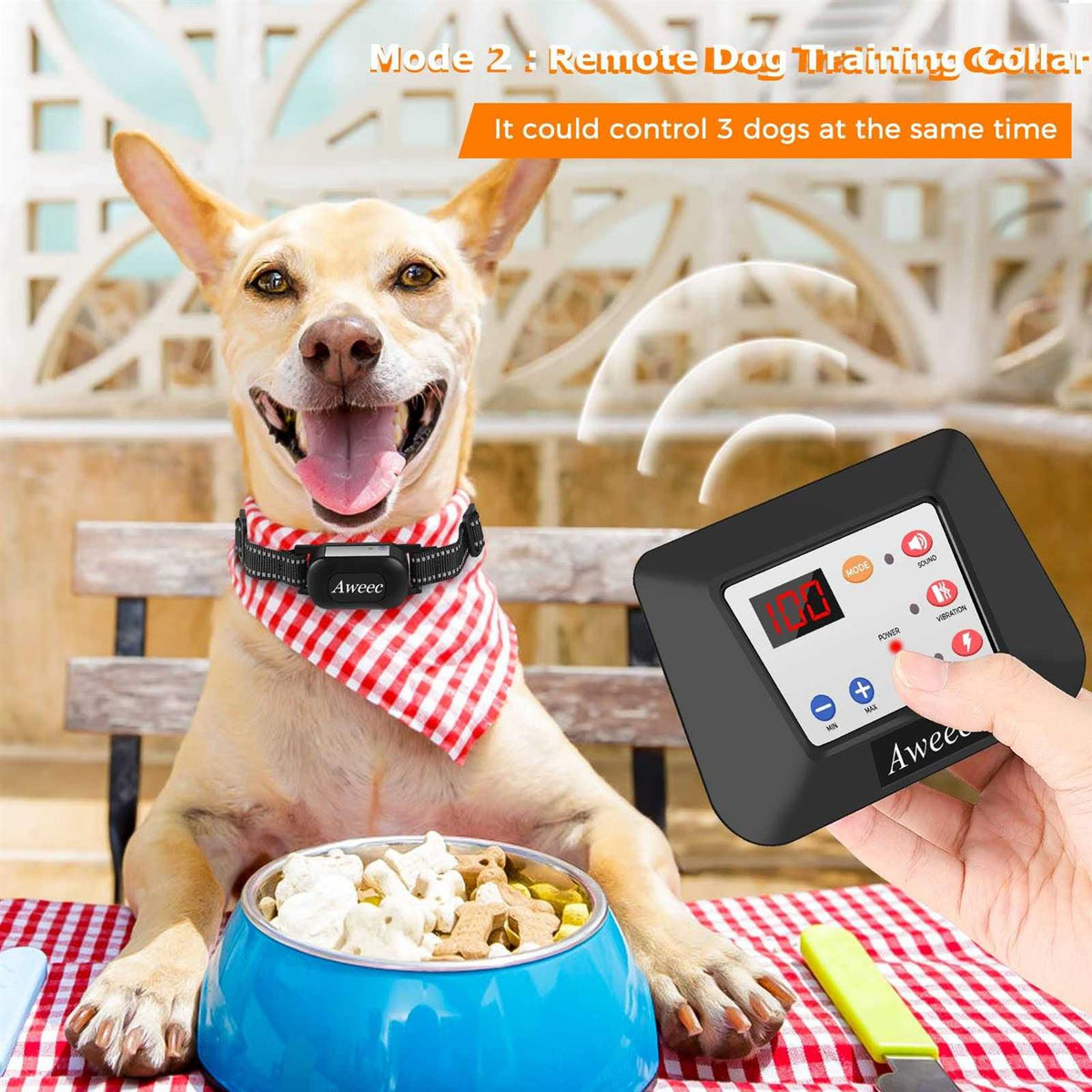 Wireless Dog Fence System with Training Collar O78776