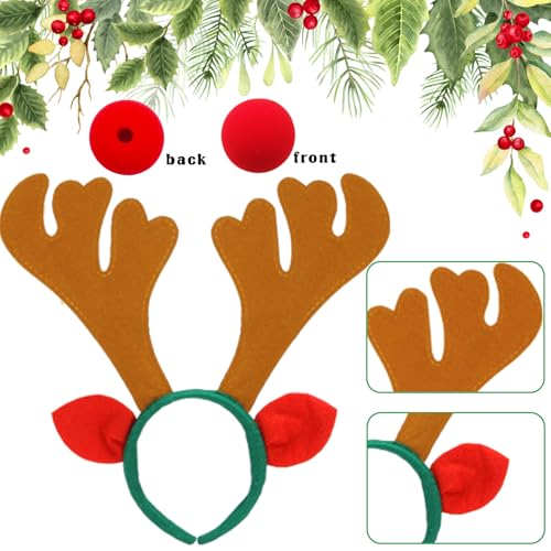12 PCS Christmas Reindeer Antlers Headband P866798