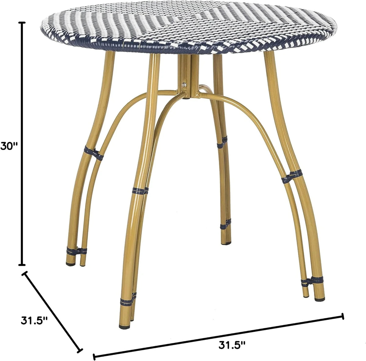 Outdoor Patio Rattan Table U482156