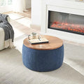 Round Ottoman with Removable Lid S65754