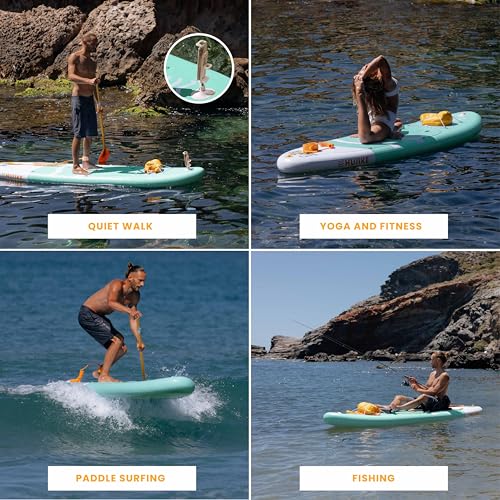 Inflatable Stand Up Paddle Board with Oar, Fins, Pump Q8648