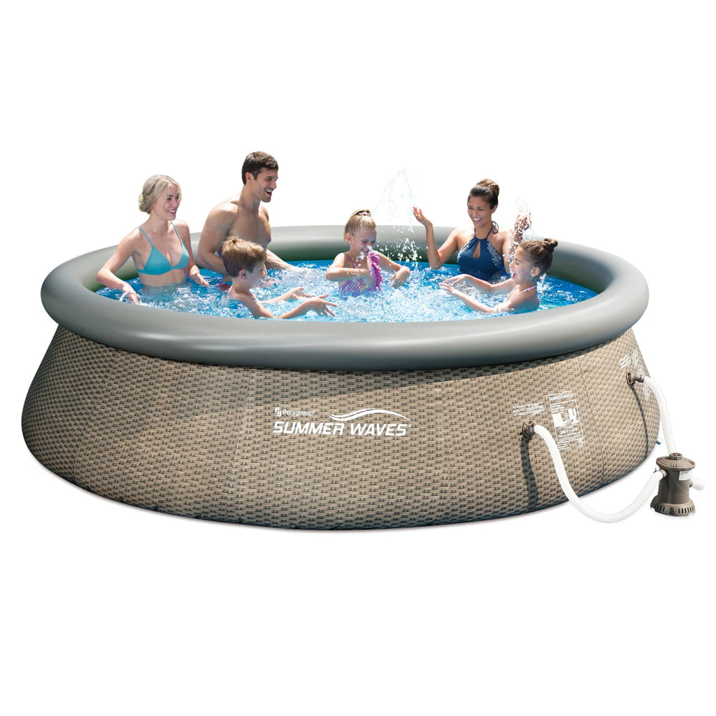 Inflatable Above Ground Swimming Pool with Pump Z377