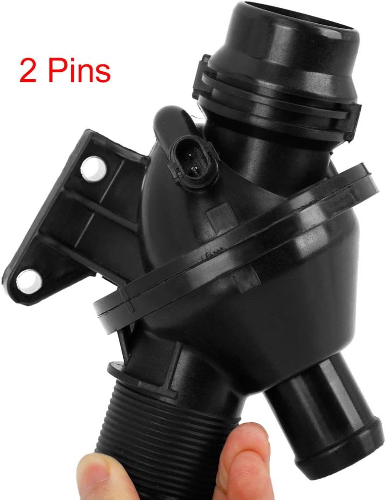 Car Engine Coolant Thermostat Housing Assembly Pack of 2 P468