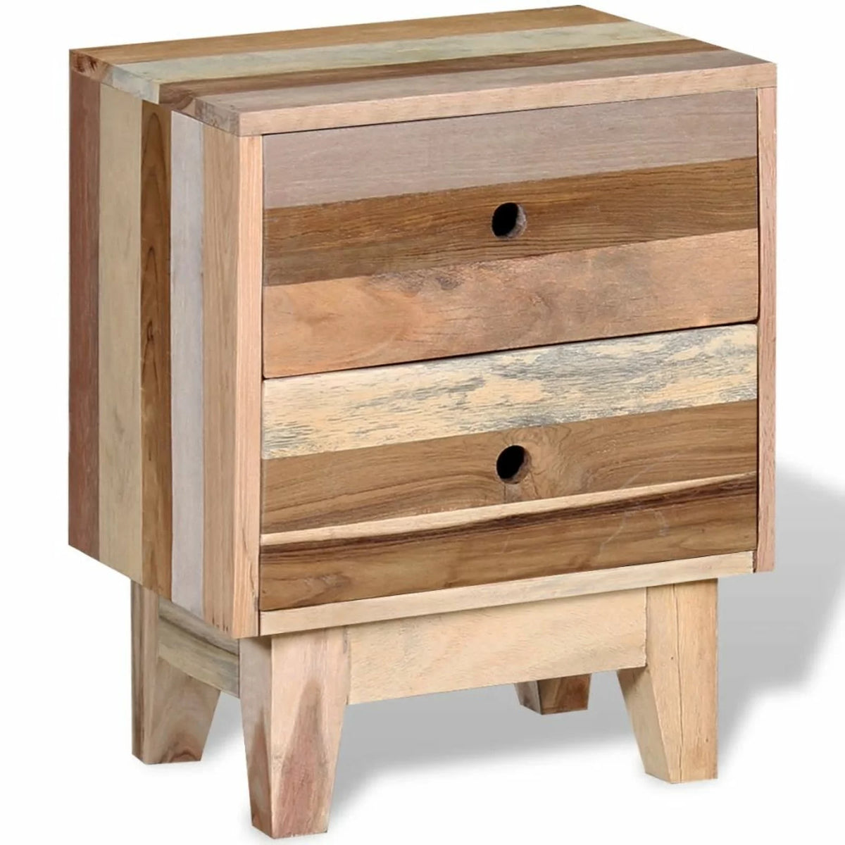 Solid Reclaimed Wood Bedside Cabinet M8427