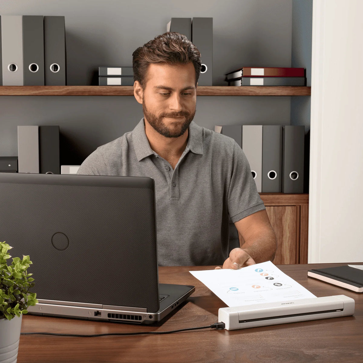 Portable Compact Mobile Document Scanner H2559