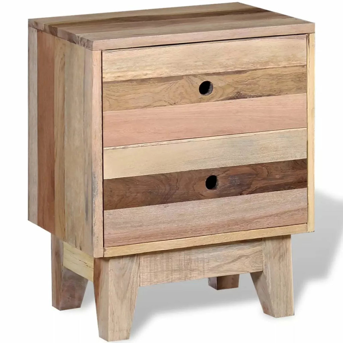 Solid Reclaimed Wood Bedside Cabinet M8427