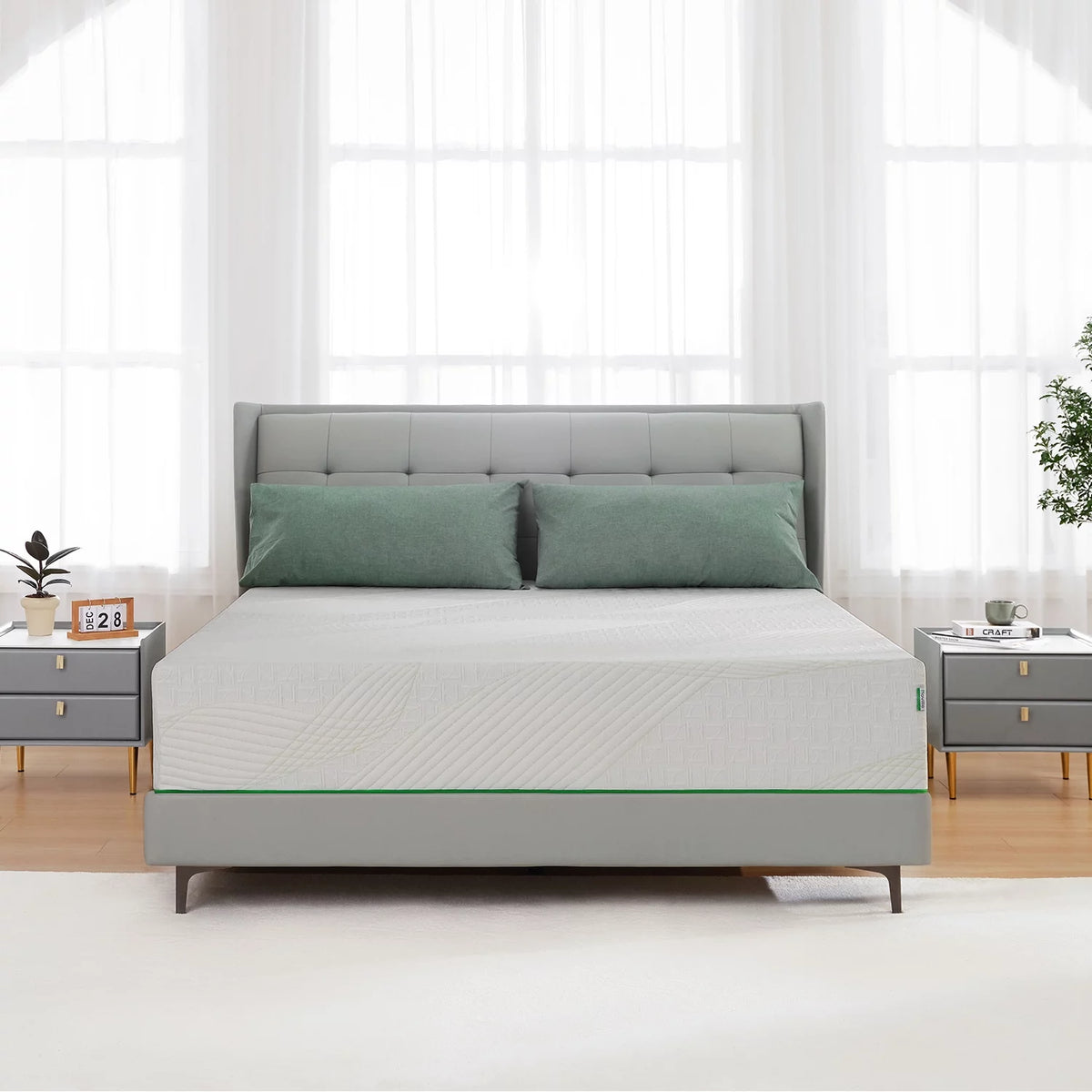 10 inch Gel Memory Foam Mattress Queen Size I700