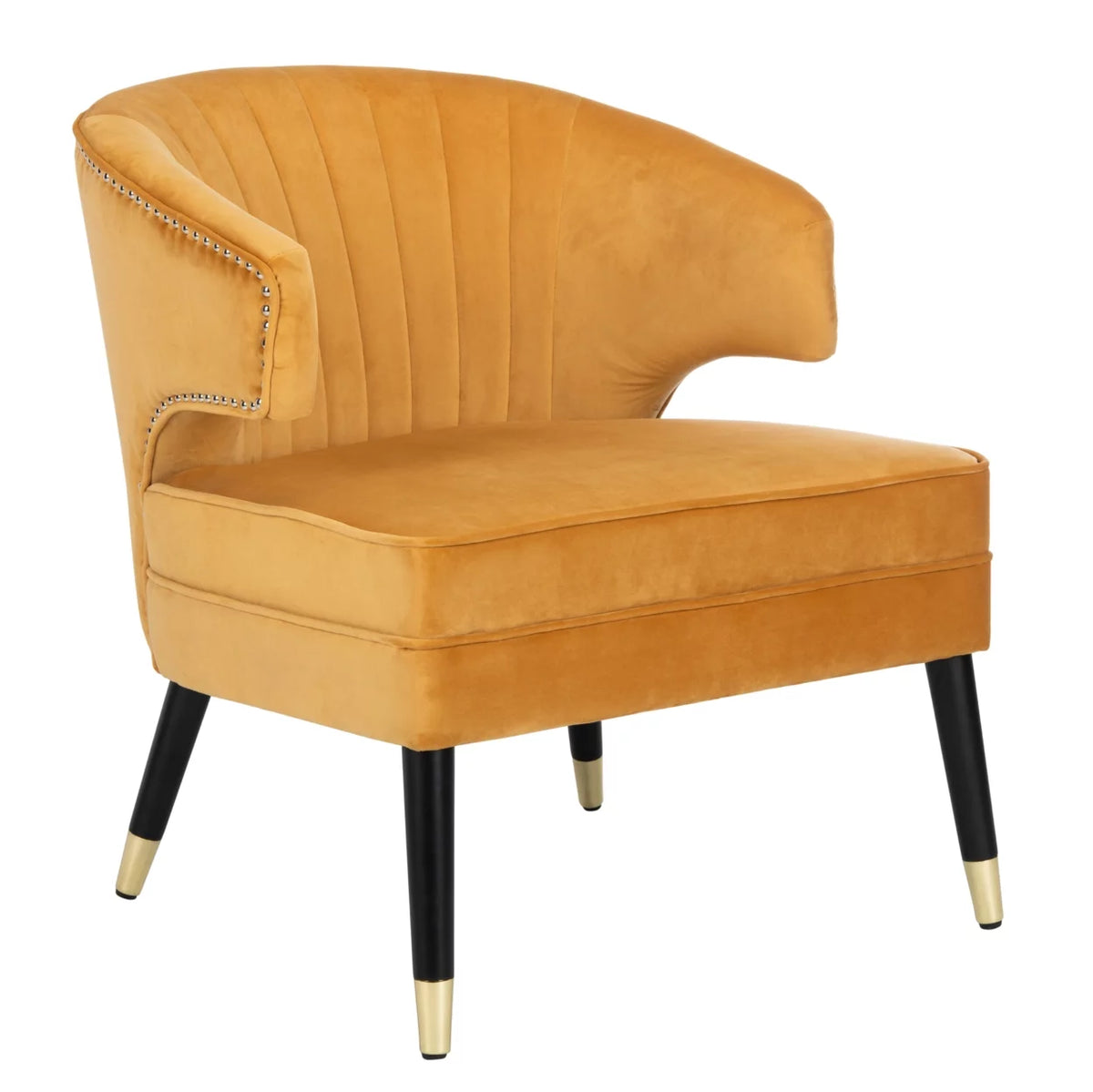 Mid-Century Retro Wingback Accent Chair N764057