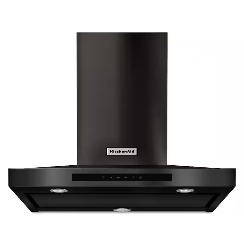 600 CFM Convertible Wall Mount Range Hood in Black Stainless N30375
