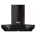 600 CFM Convertible Wall Mount Range Hood in Black Stainless N30375