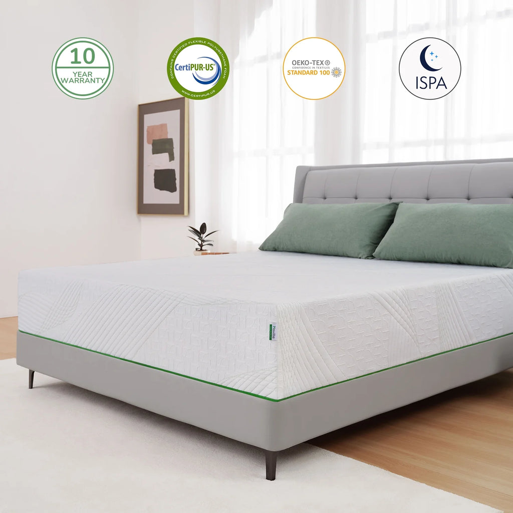 10 inch Gel Memory Foam Mattress Queen Size I700