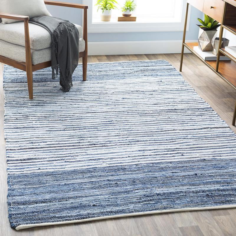 Bright Blue 10x14 Area Rug E988872