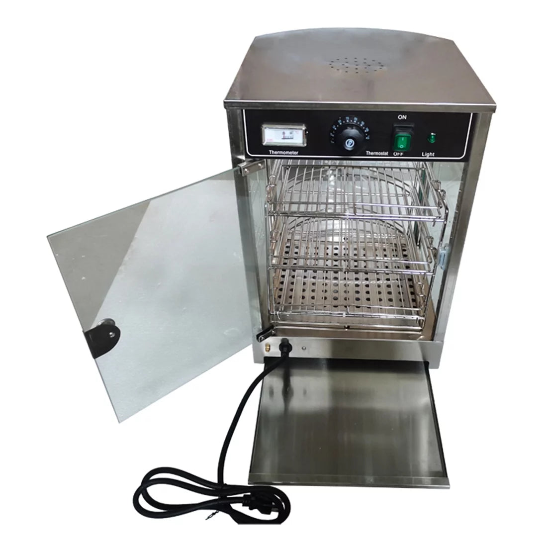 3 Layers Electric Food Warmer Display Case 850W D977004