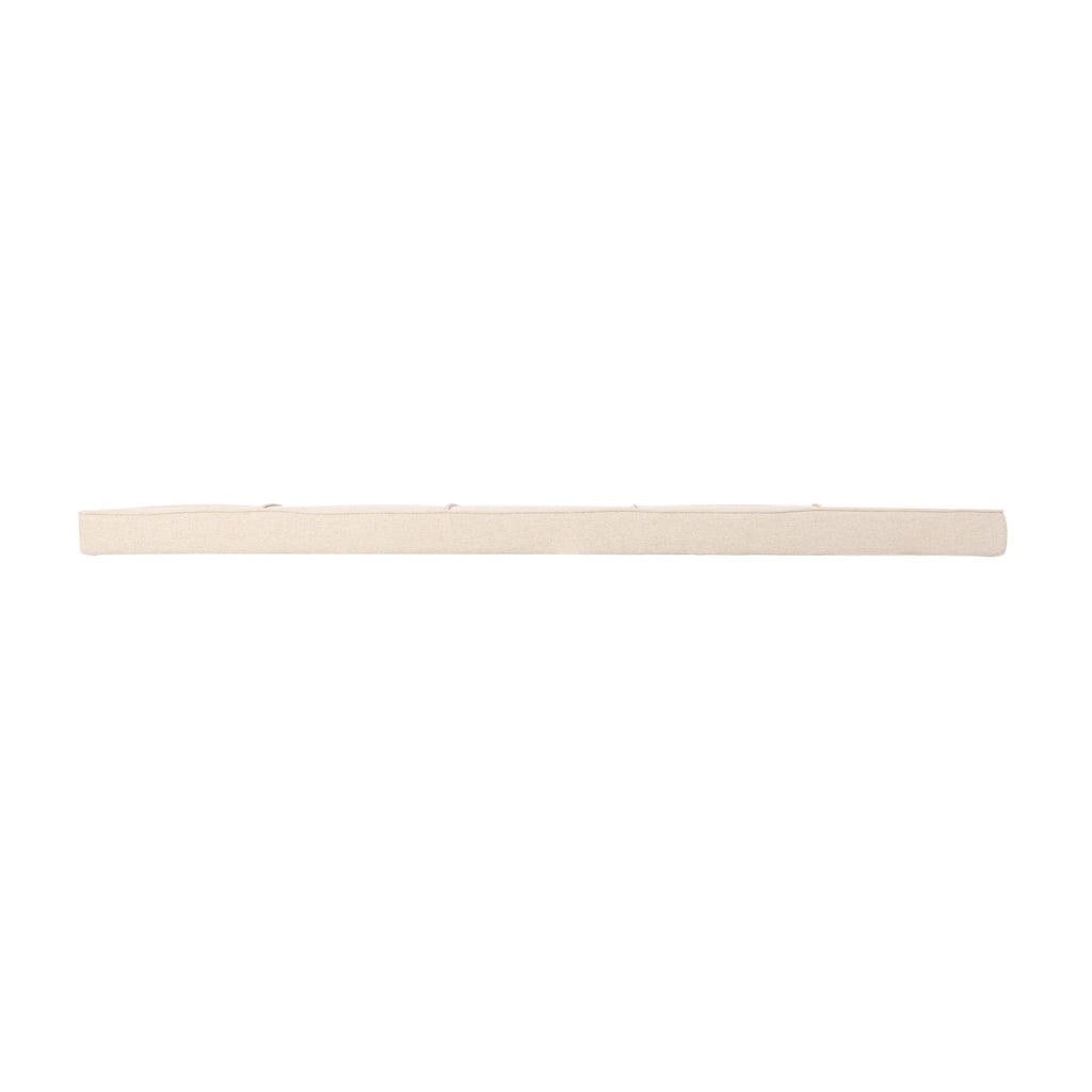 Beige Black Queen Full Upholstered Headboard O43518