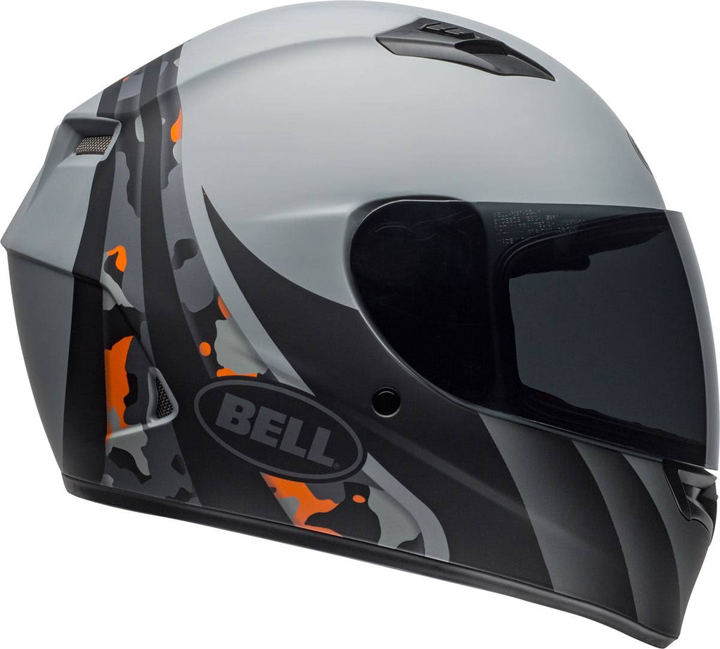 Matte Grey Orange Camo Helmet M28711