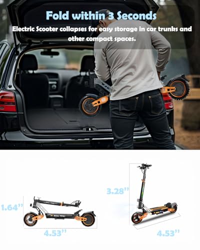 Electric Scooter, Foldable Off Road E-Scooter A481879