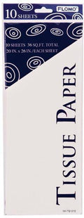 Tissue Paper White 10 Sheet Case Pack 60 L3048