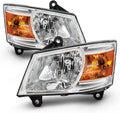 Chrome Housing Headlights Assembly Driver & Passenger Side S187