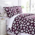 Extra Soft 3 pc. King/California King Purple Duvet Cover Set Y381