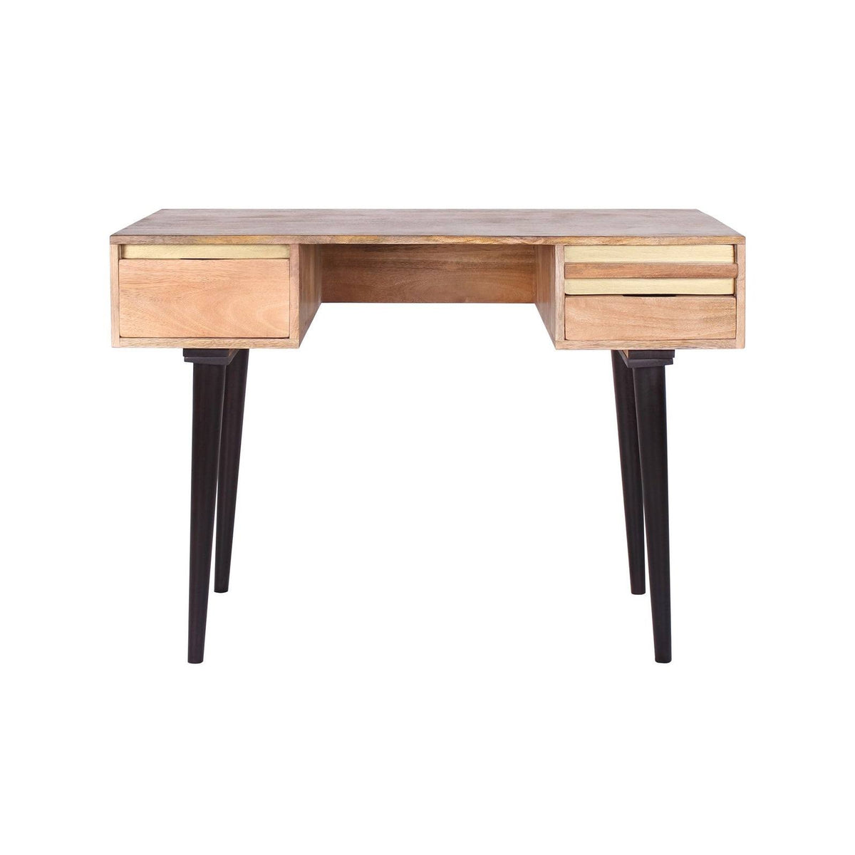 3 Drawer Mango Wood Desk K9332
