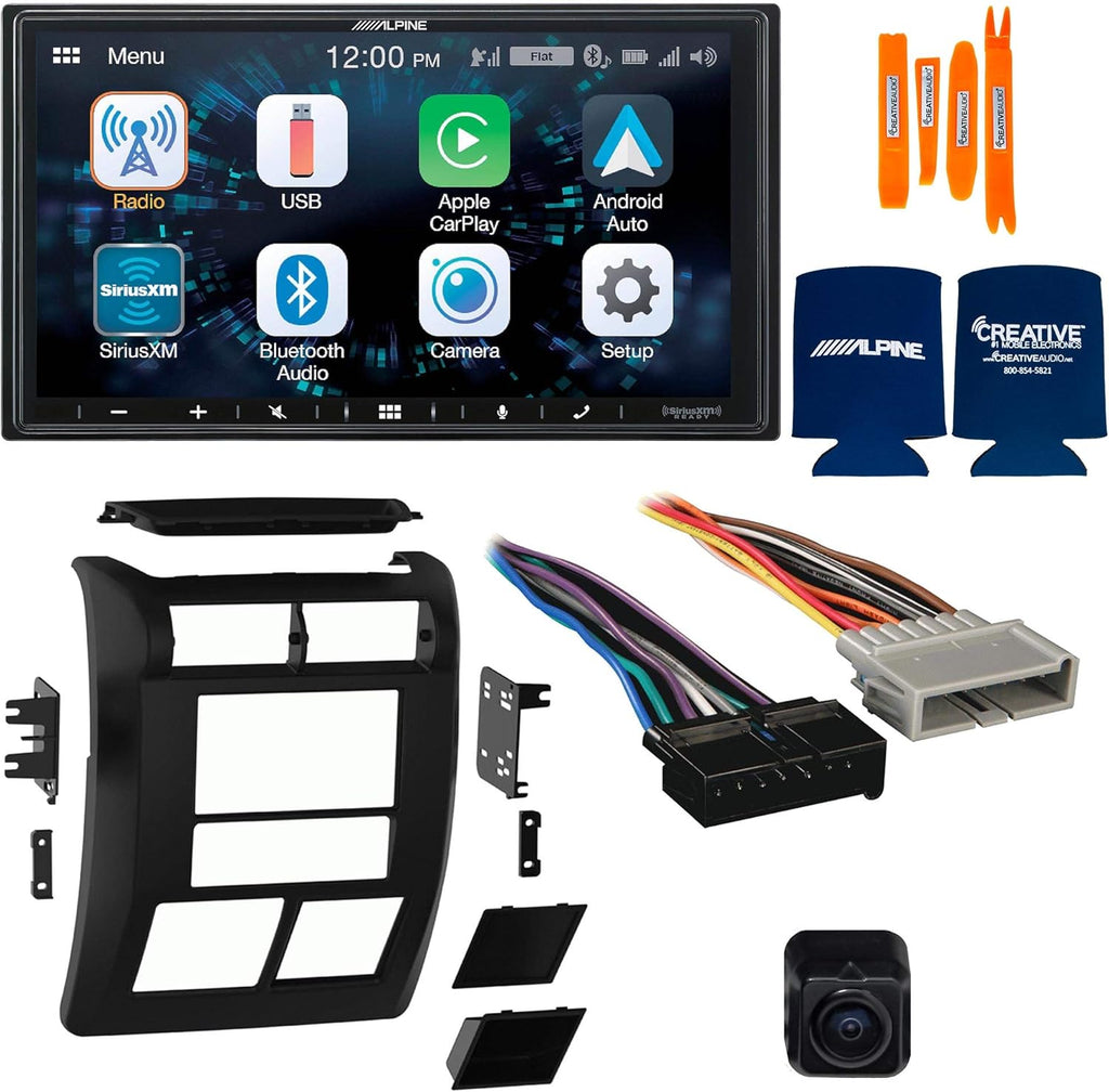 Multimedia Receiver with Dash Kit Wiring Harness and B/U Camera L5054