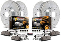 Front and Rear Carbon Fiber Ceramic Brake Kit L44205