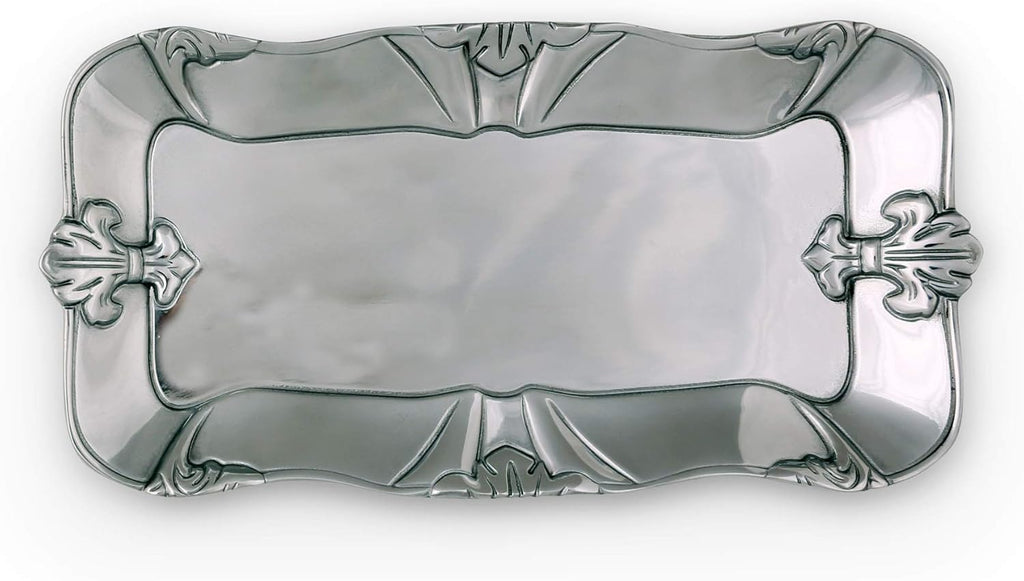 Aluminum Fleur-De-Lis Pattern 6 inch x 12 inch V7663