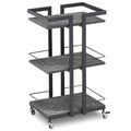 Metal Storage Rolling Cart with Wheels F37793