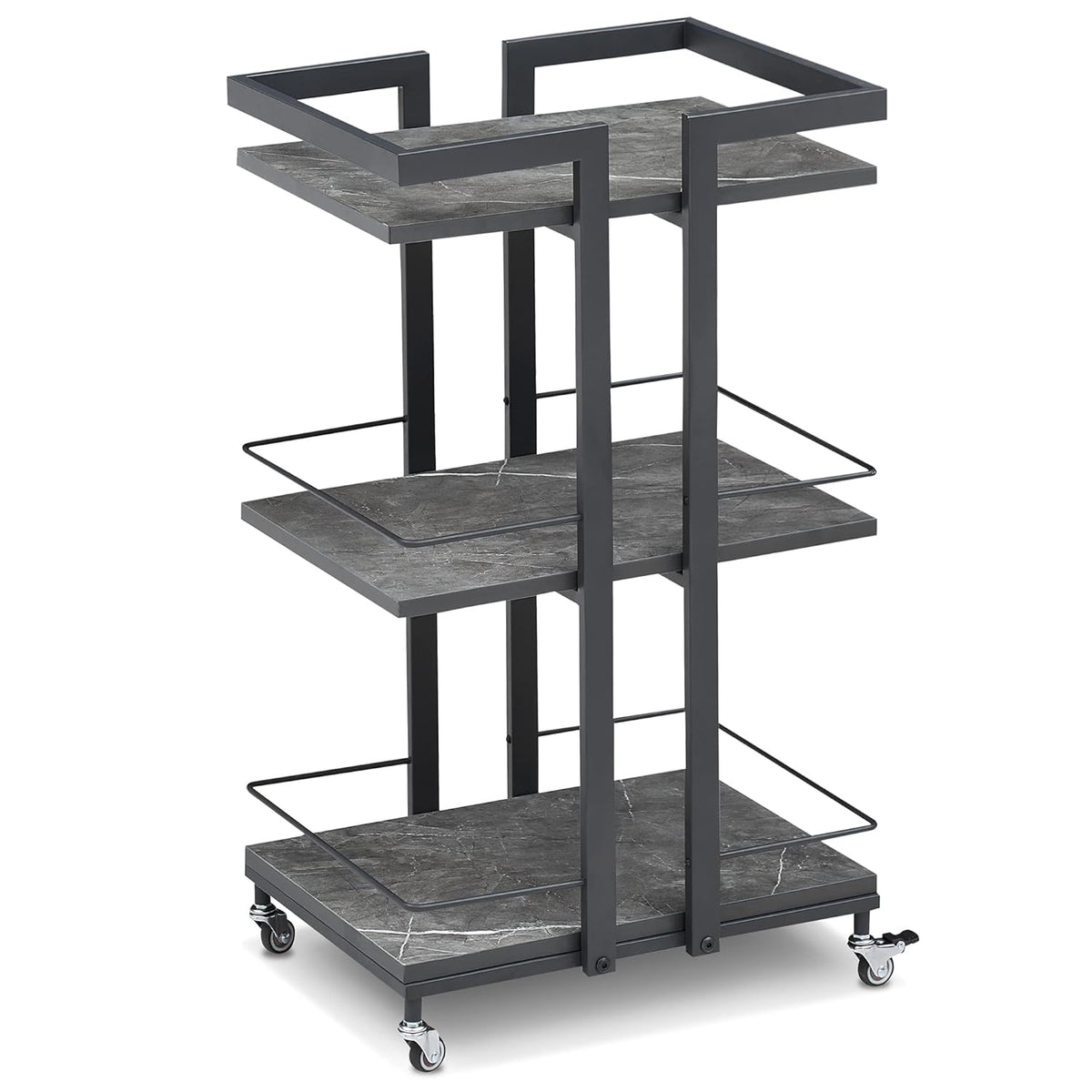Metal Storage Rolling Cart with Wheels F37793