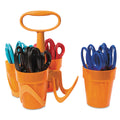 Art Caddy with 24 Blunt Tip Scissors Q404933