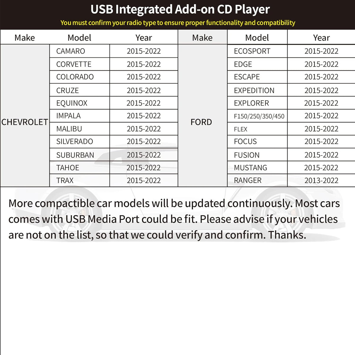 Portable CD Player with USB Connector Cable F9974