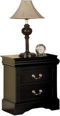 2 Drawer Cherry Wooden Nightstand Z15183