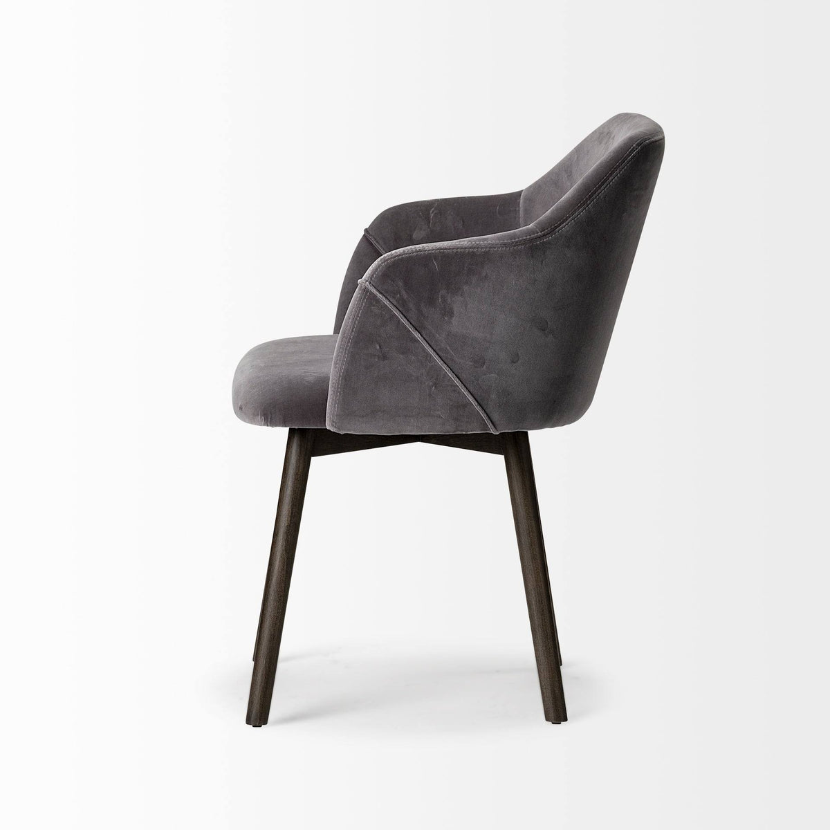 Grey Velvet Dining Chair G45284
