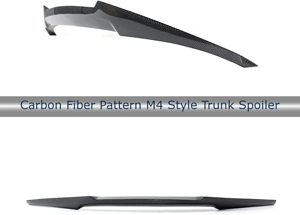 Rear Trunk Spoiler Wing with Carbon Fiber Pattern J839364