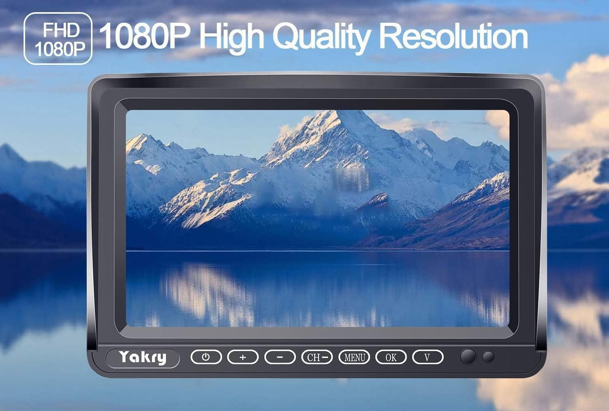 Wireless HD 1080P RV Backup Camera with 7 Inch Monitor F981385