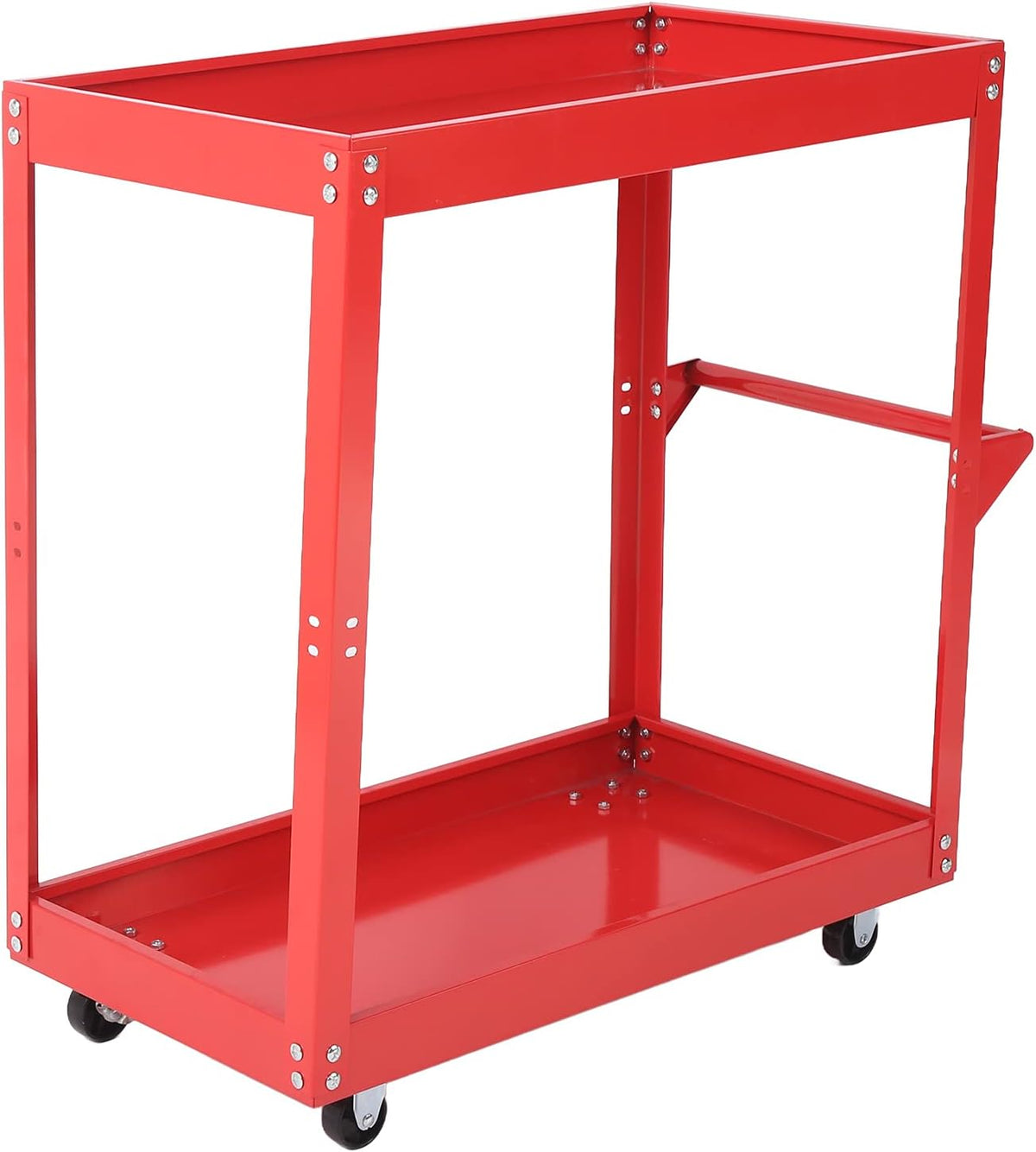 Utility Cart 2-Tray Rolling Storage Trolley X17657
