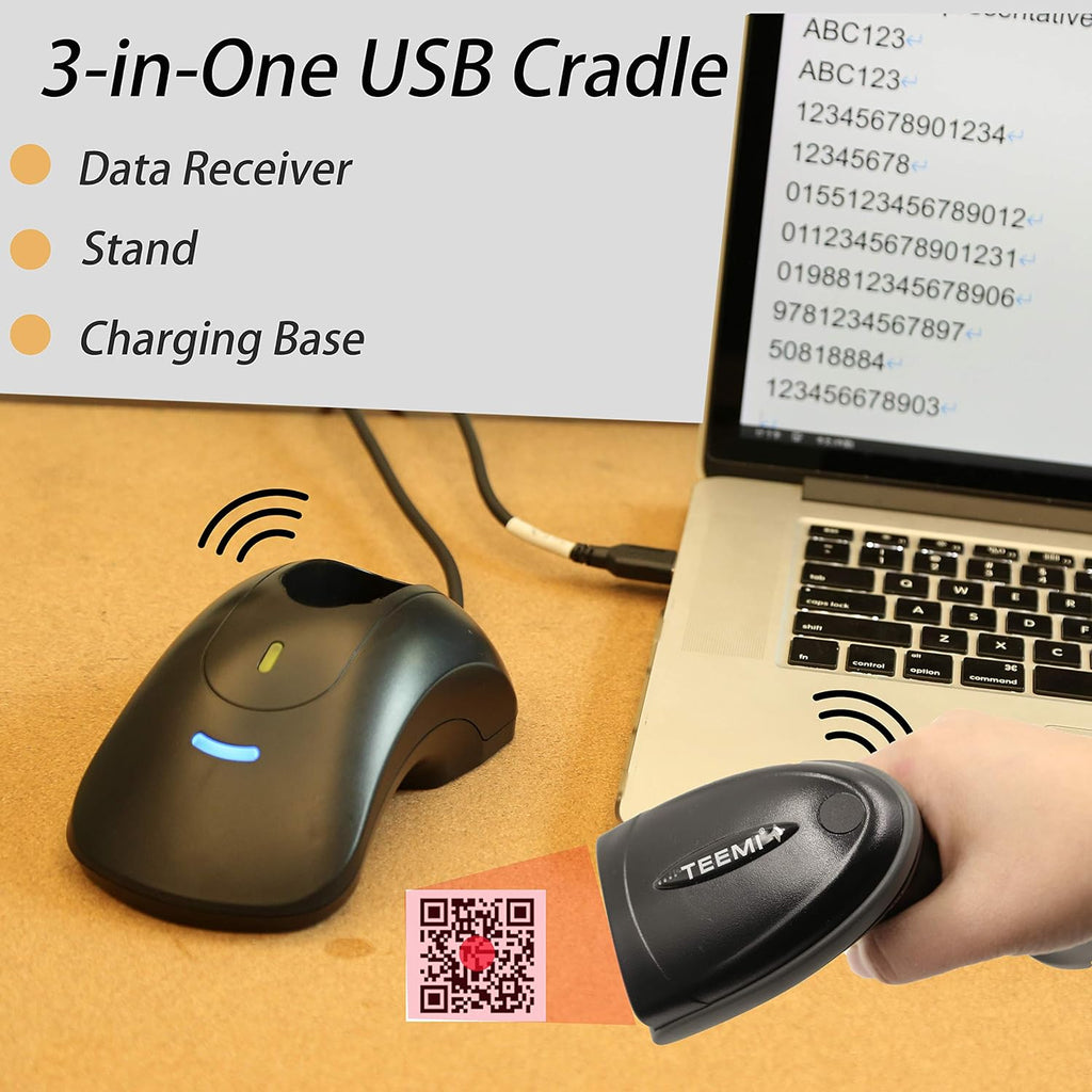 Bluetooth Barcode Scanner with USB Cradle R5596