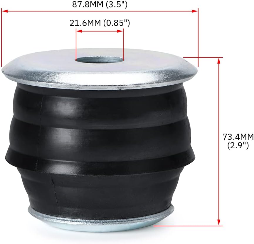 Polyurethane Cab & Body Mount Bushing Kit with Steel Sleeves & Hardware H6487