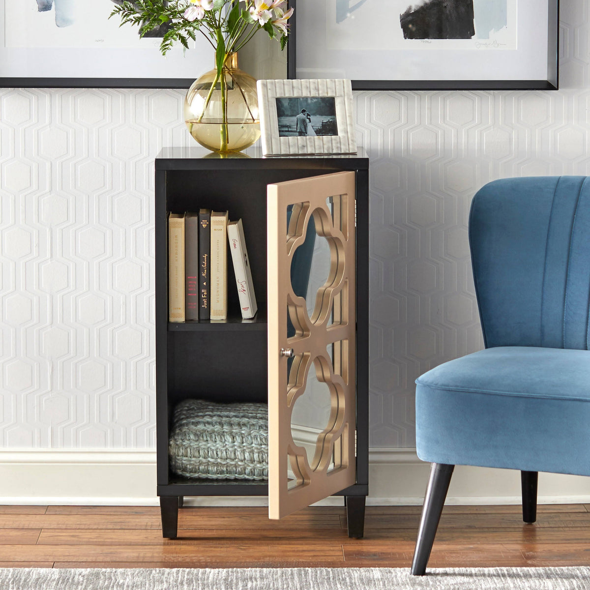 White Side Cabinet D593239