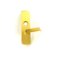 Right Hand Reverse Satin Brass Lever Trim F608