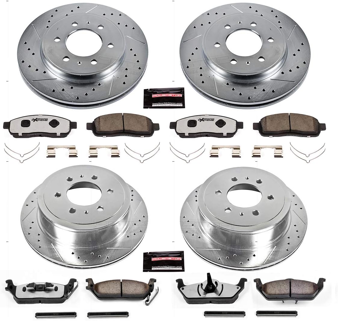 Front and Rear Carbon Fiber Ceramic Brake Kit L44205