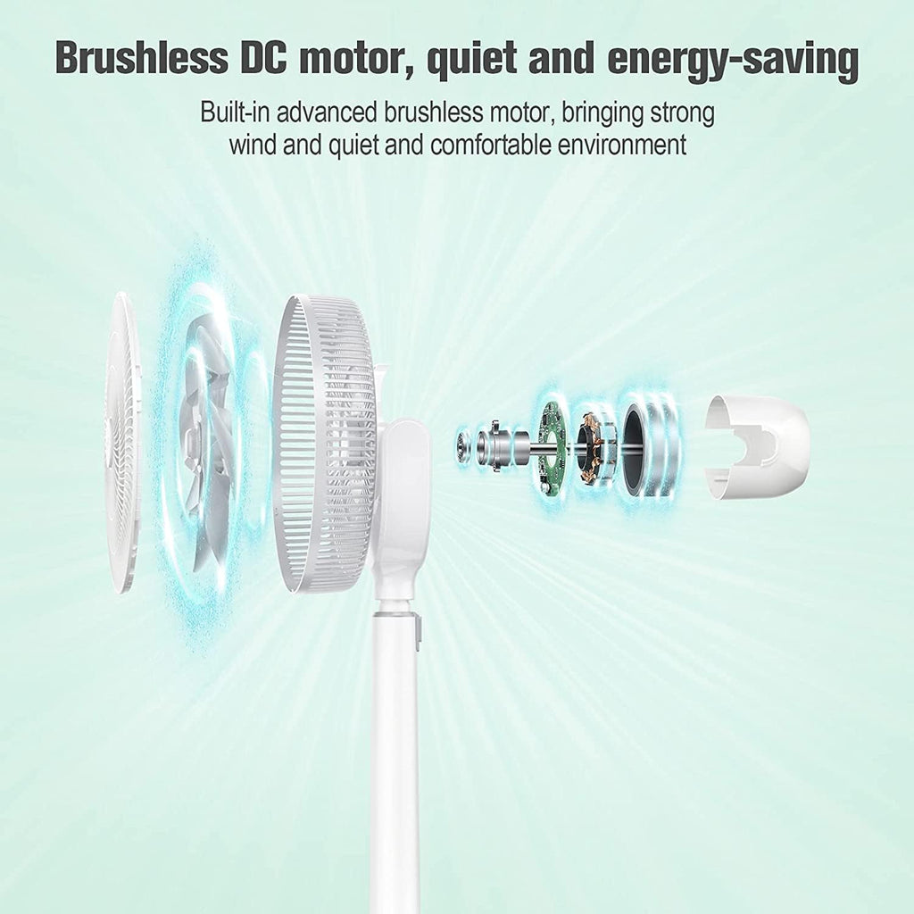 Adjustable Height Oscillating Pedestal Fan with Remote M140456