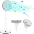 Adjustable Height Oscillating Pedestal Fan with Remote M140456