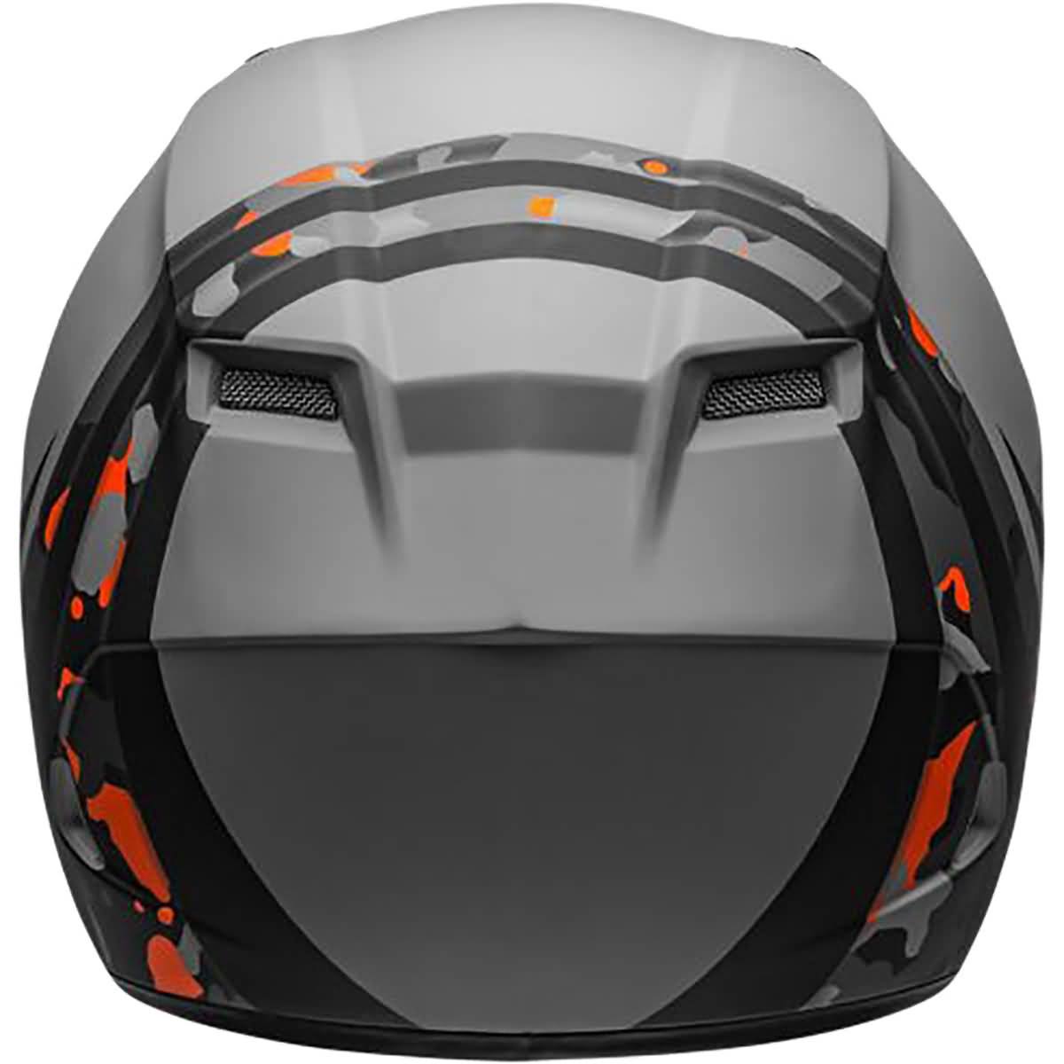 Matte Grey Orange Camo Helmet M28711
