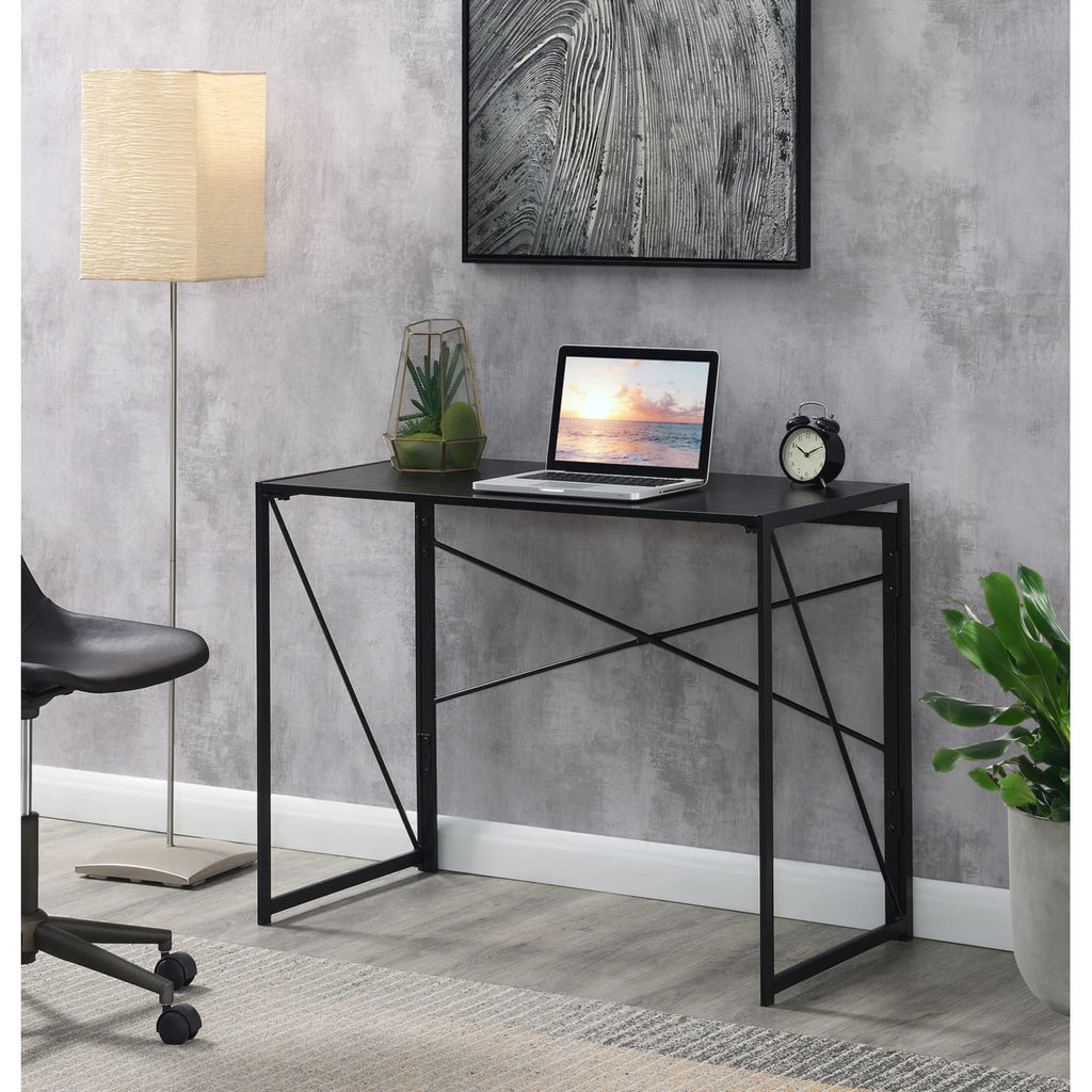 Black Folding Desk X28910