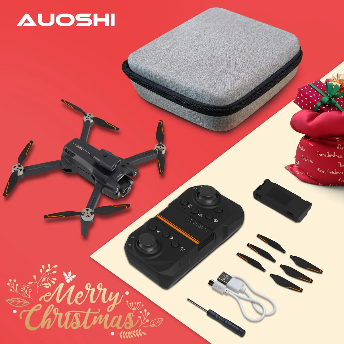 4K Camera Drone with Brushless Motor and Carrying Case G142